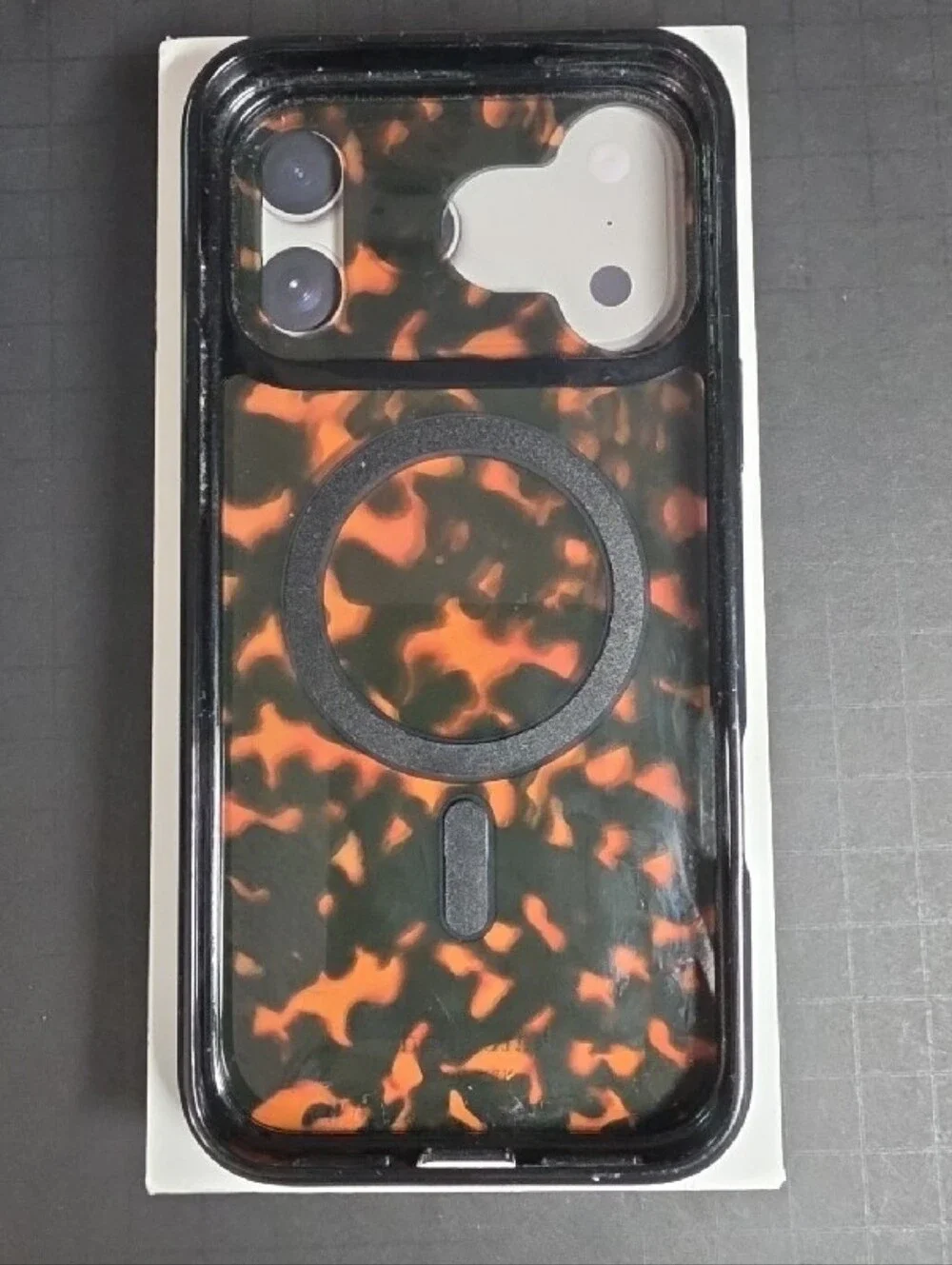 Kate Spade Tortoise shell  IPHONE 17 PRO MAX  Case - Black & Brown